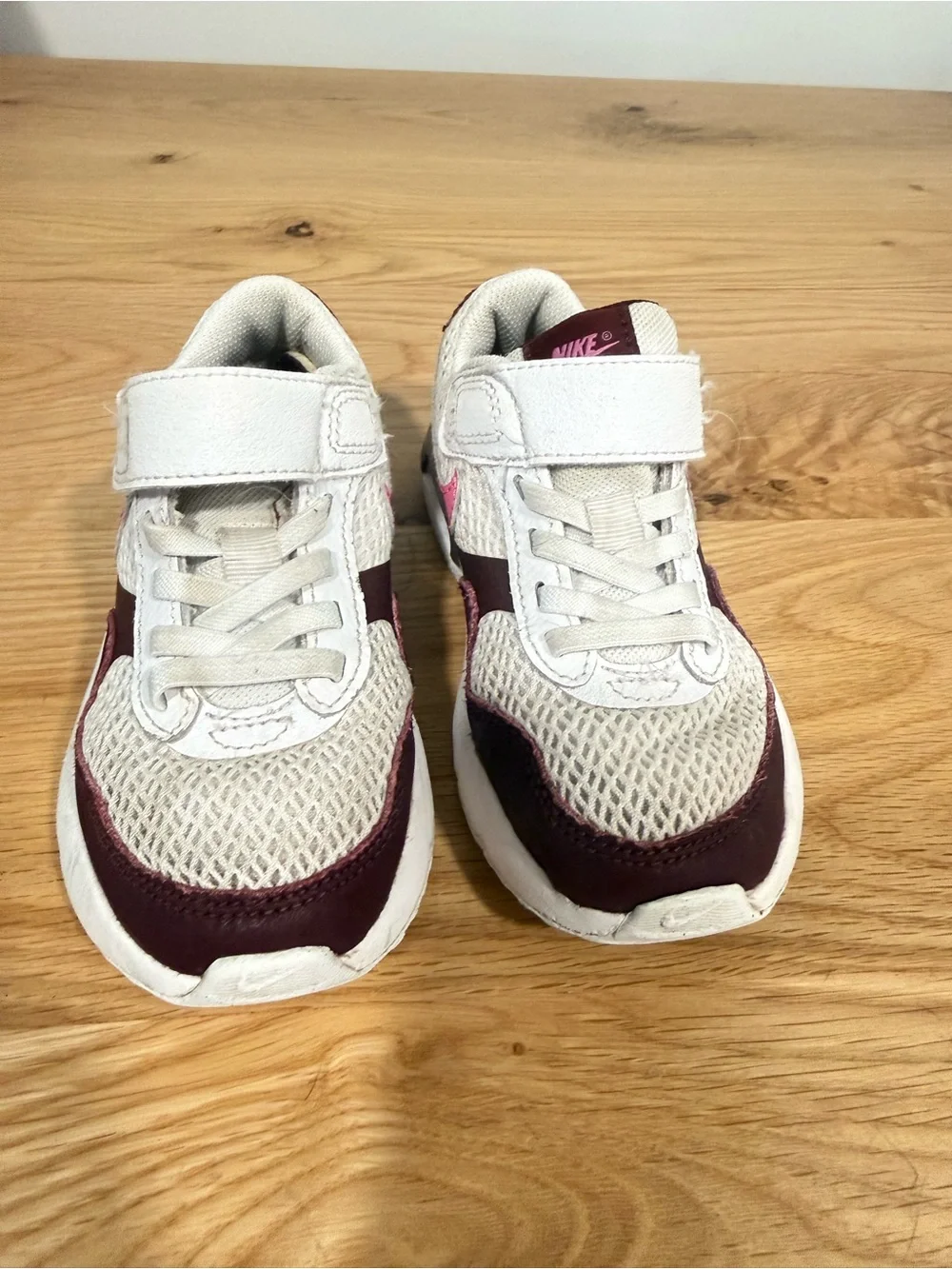 Nike Kids' Air Max Lightweight Sneaker - White/Pink/Burgundy